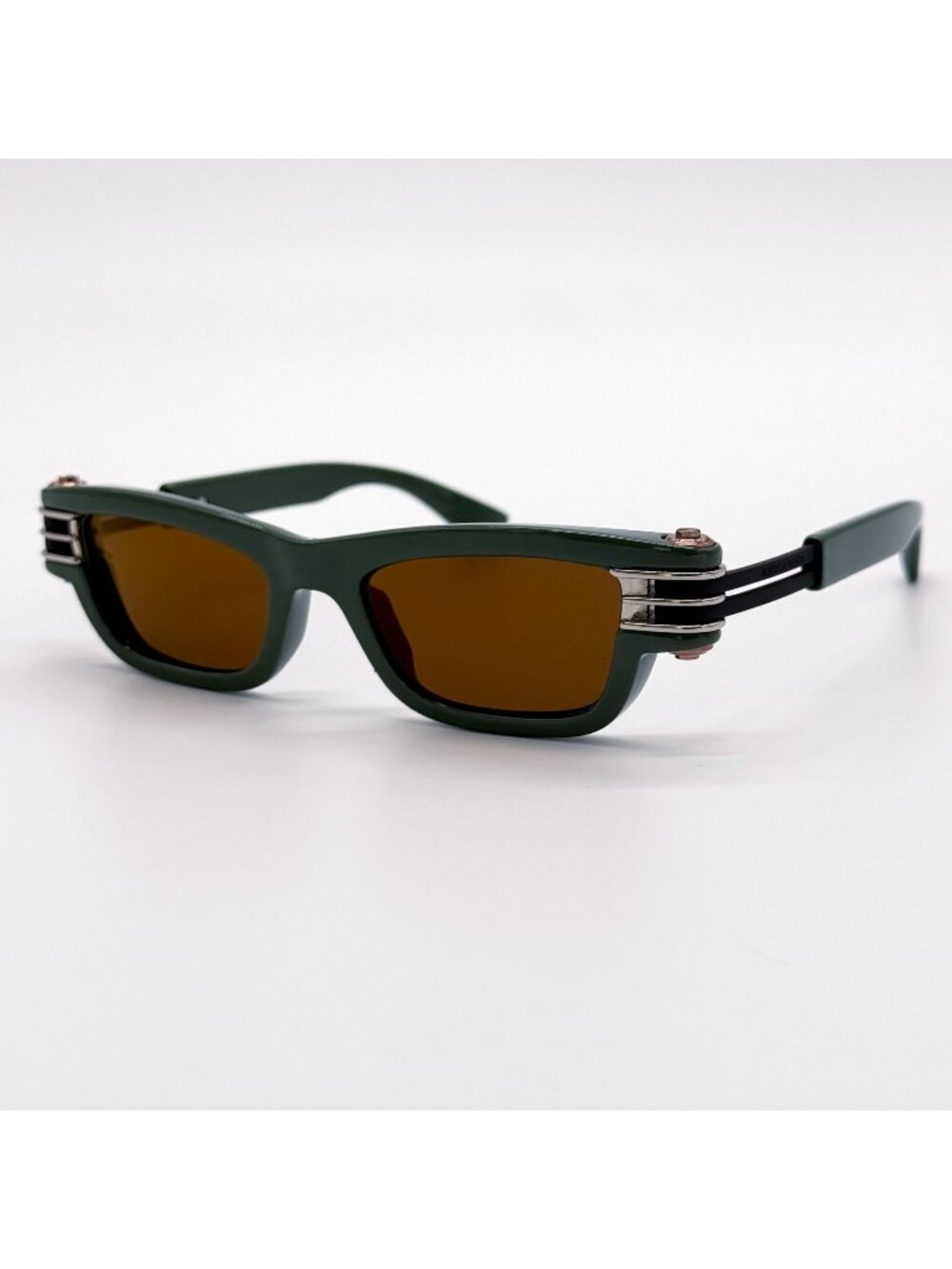 NEW BOTTEGA VENETA SUNGLASSES BV1308S 003 WOMEN GREEN EYEWEAR